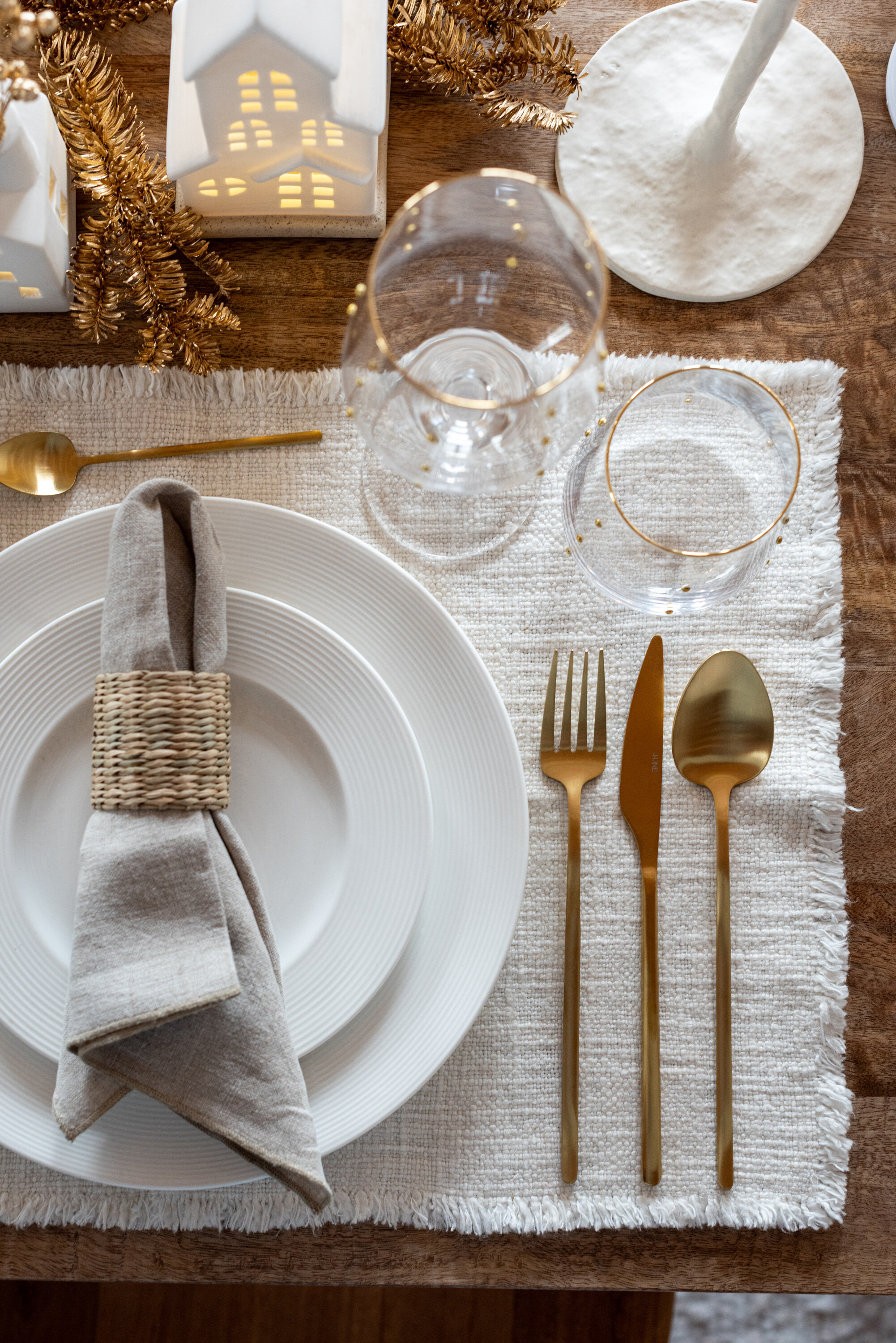 Farfurie Stripe Porțelan Alb [3]