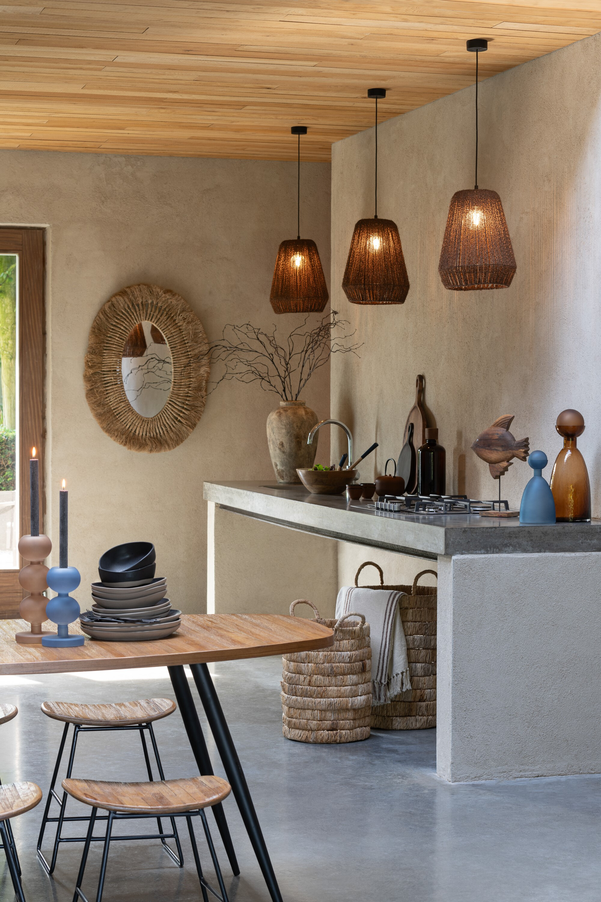 SALE % - Oglinda, BRAIDED, S