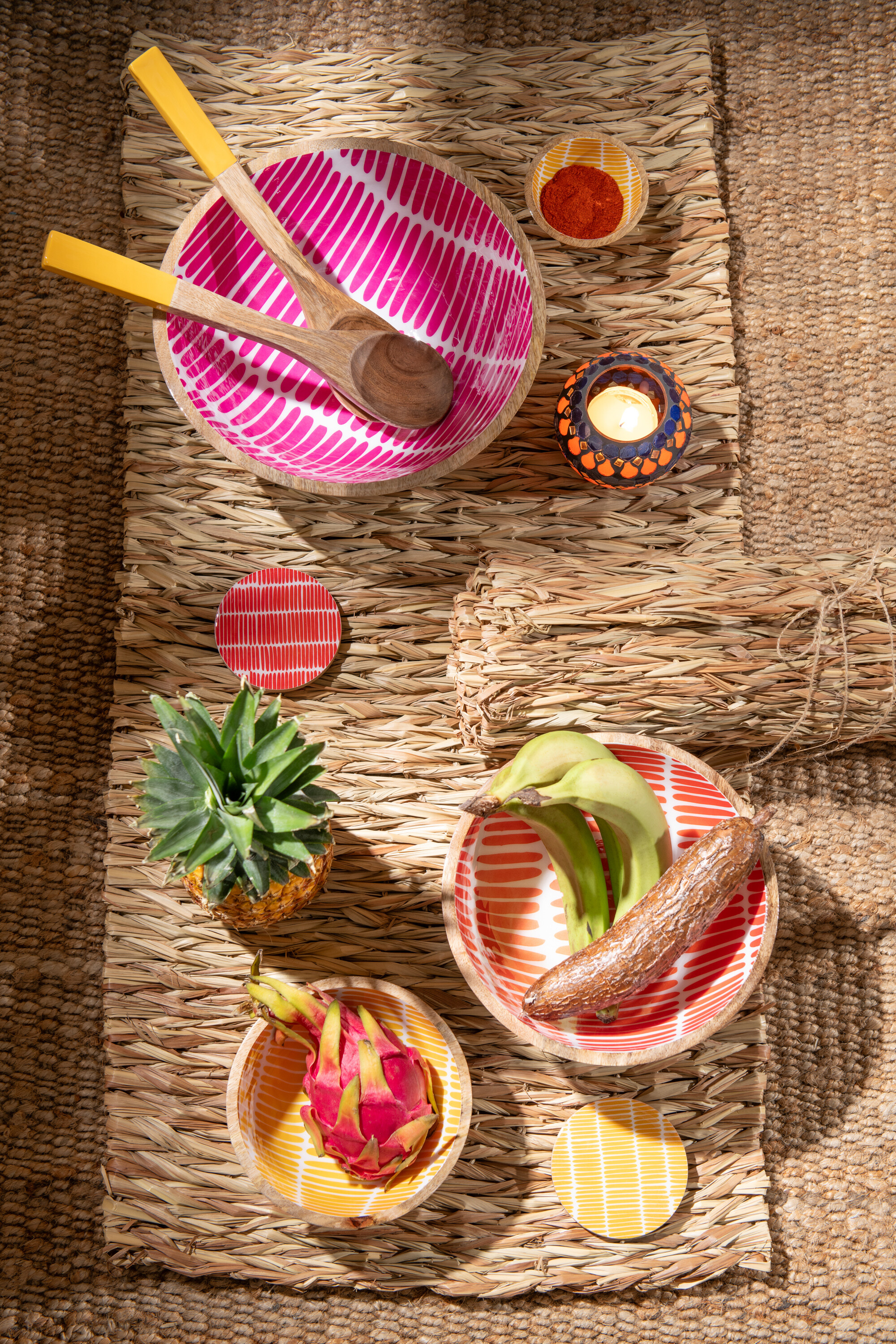 SALE % - Suport pahare, 4 PCS, ASS3