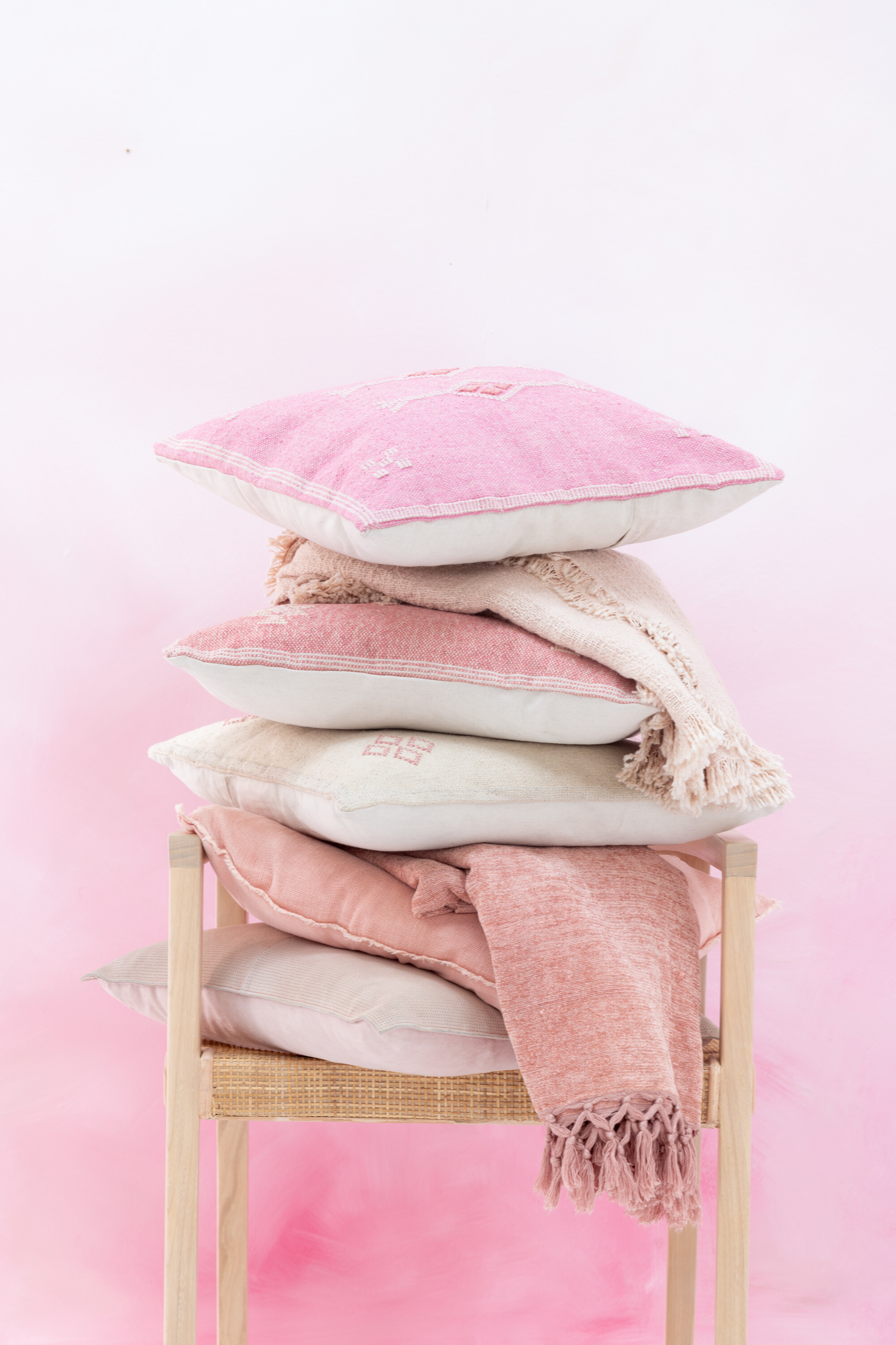 SALE % - Patura plaid, Textil, Roz, 170x130x0.5