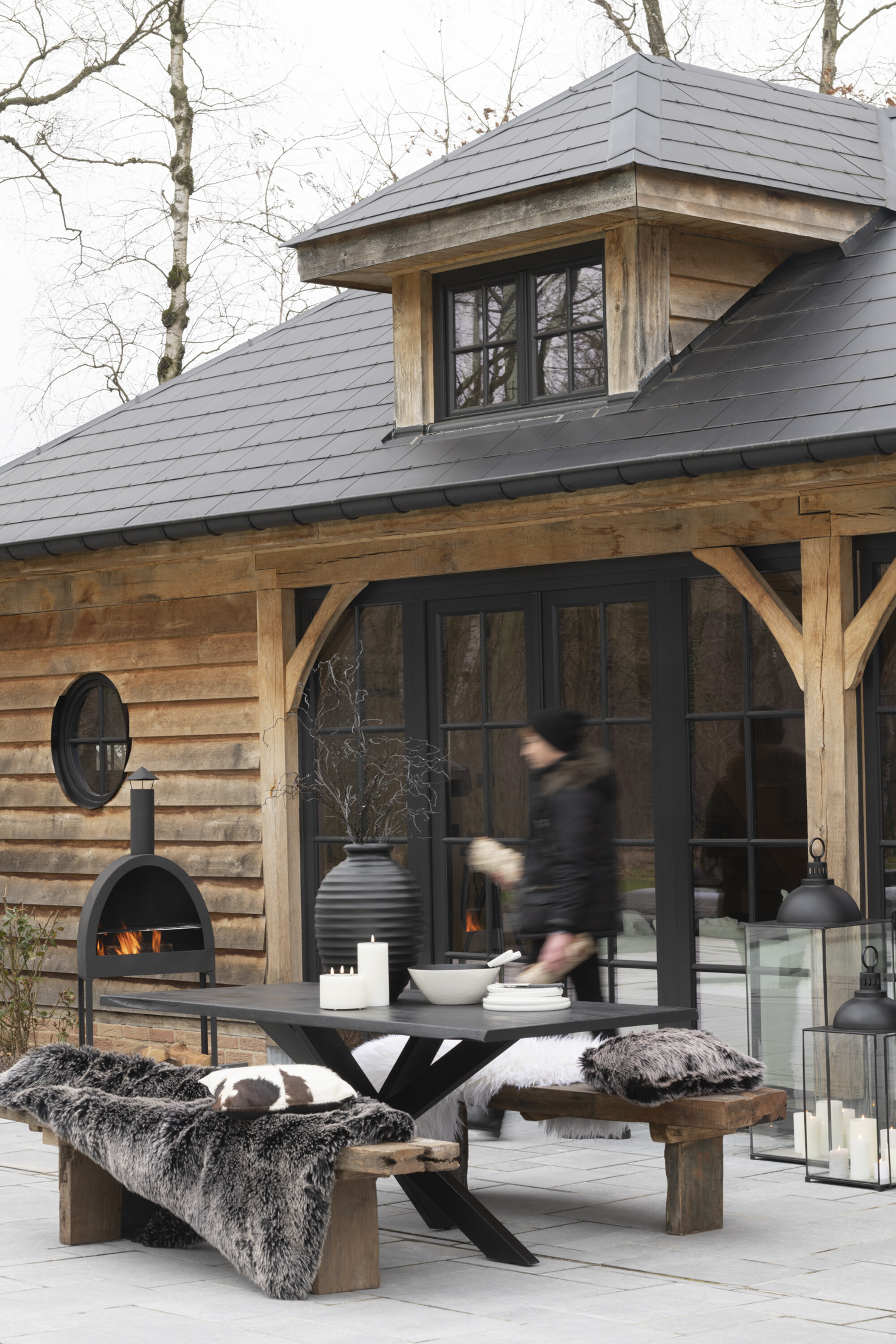 SALE % - Perna, Textil, Negru, 45x45x4