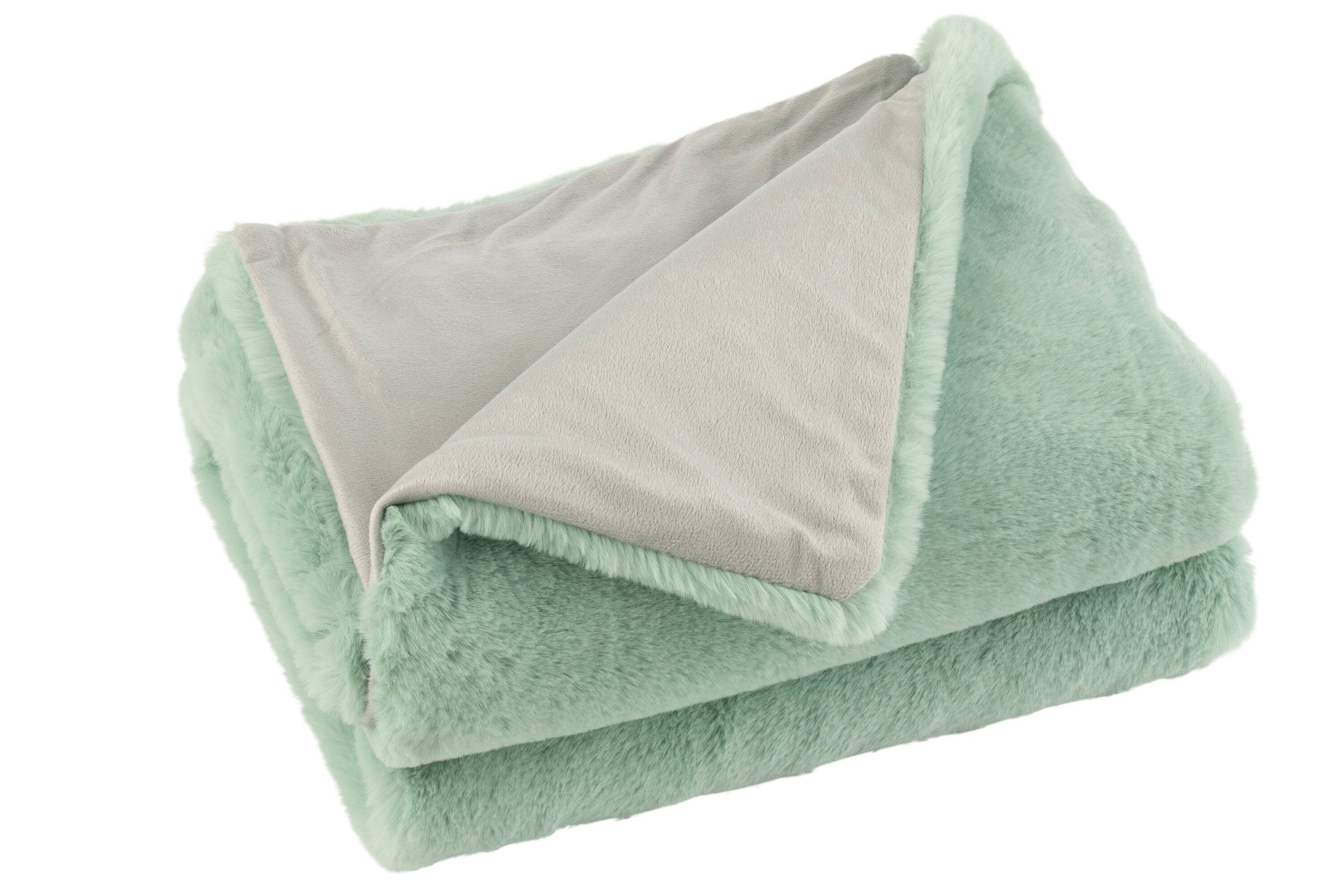 SALE % - Patura plaid, Textil, Verde, 180x130x3