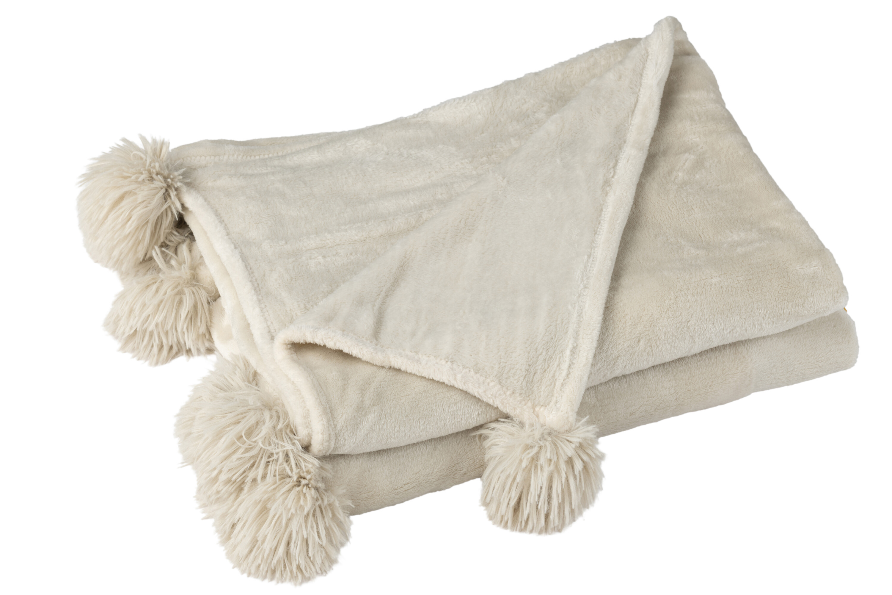 SALE % - Patura plaid, Textil, Bej, 170x130x1