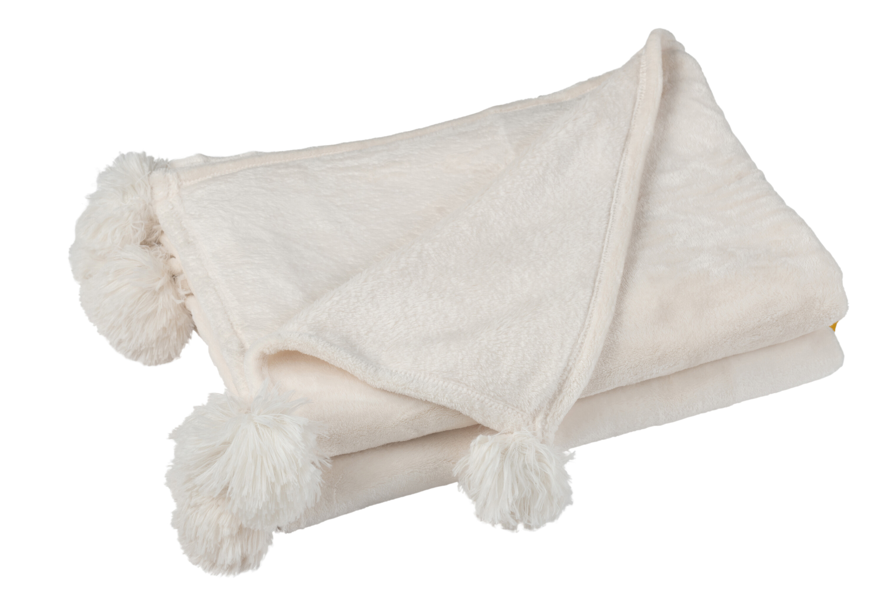 SALE % - Patura plaid, Textil, Bej, 170x130x1