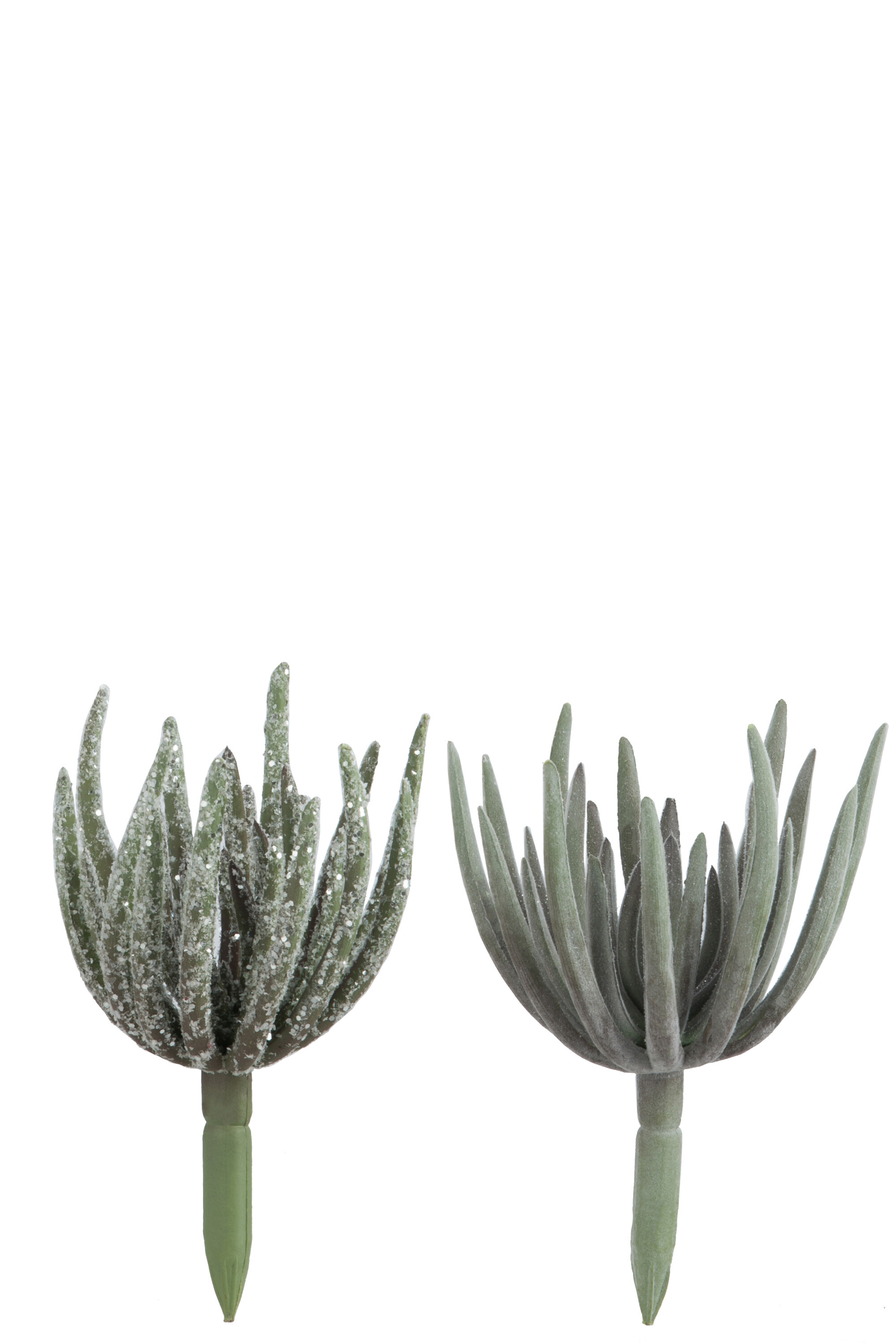 SALE % - Set 2 plante artificiale, Material sintetic, Verde, 9x9x18