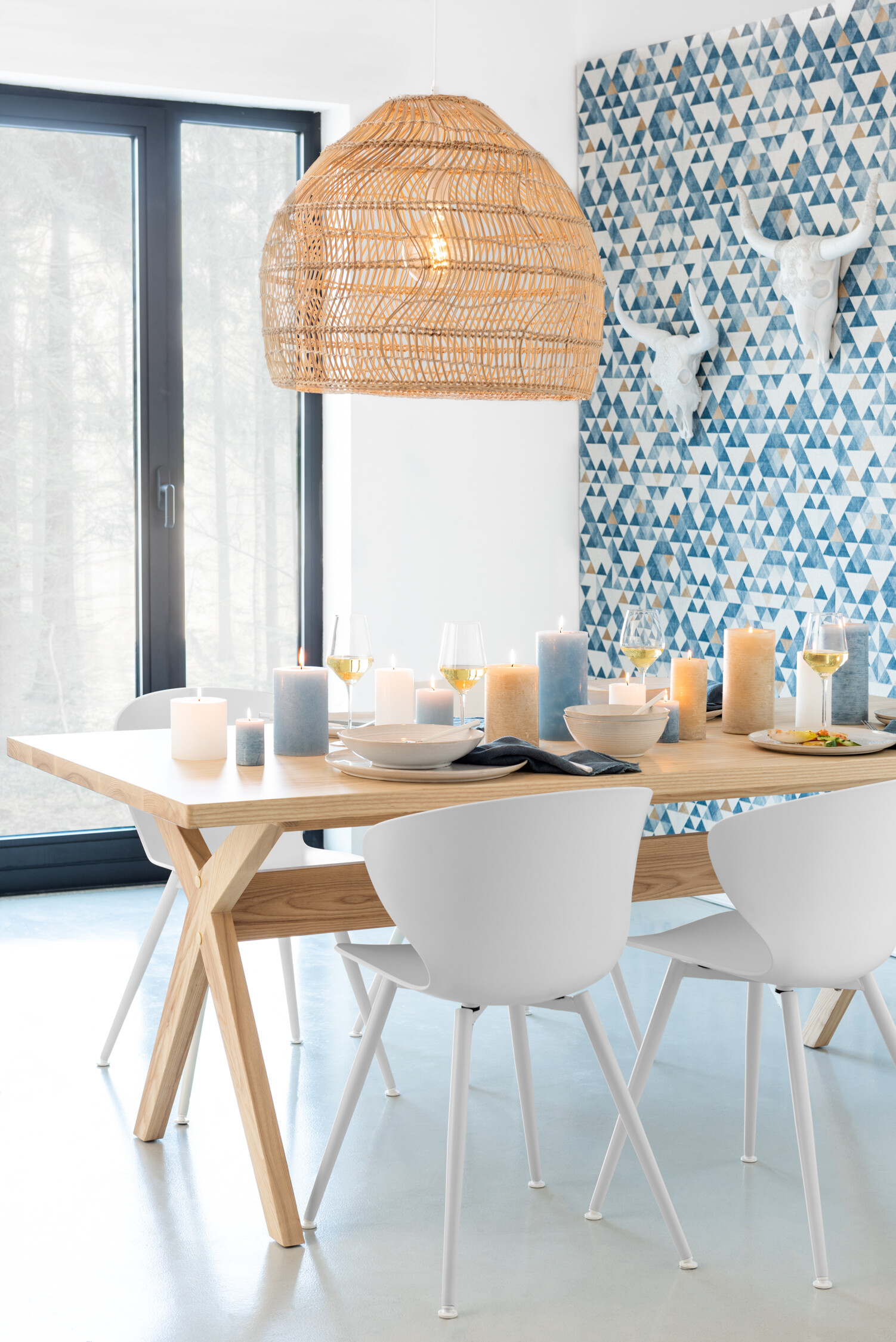 SALE % - Lumanare, Ceara, Alb, 10x10x10