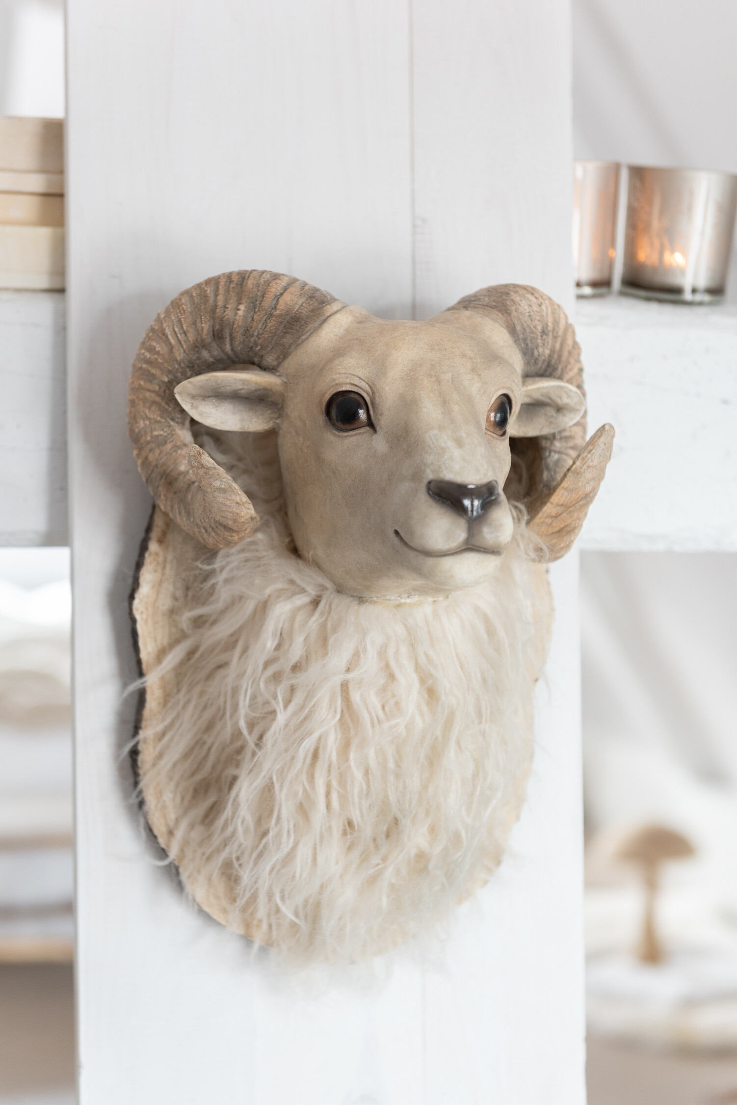 SALE % - Decoratiune perete, Compozit, Bej, 24.5x24.5x36