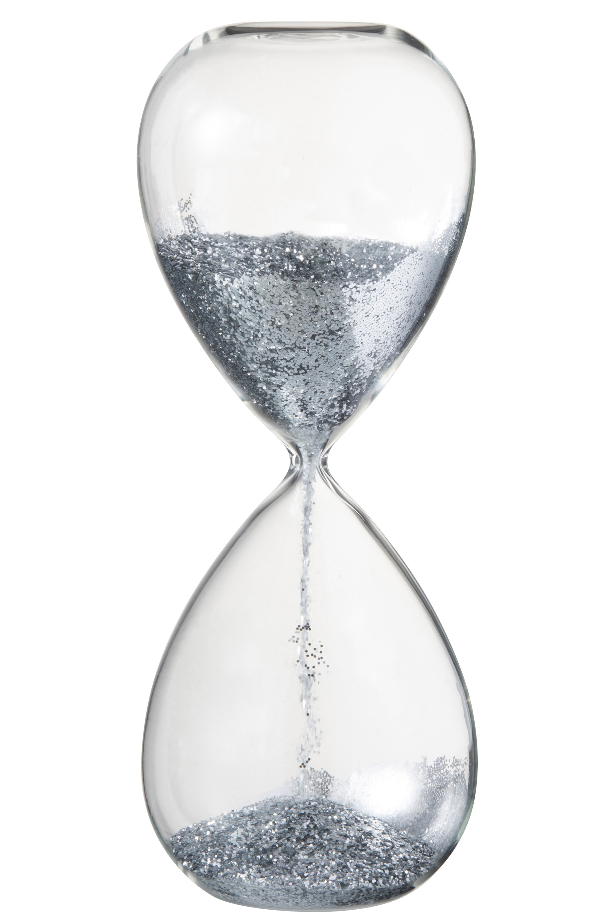 SALE % - Clepsidra, Sticla, Argintiu, 16x16x40