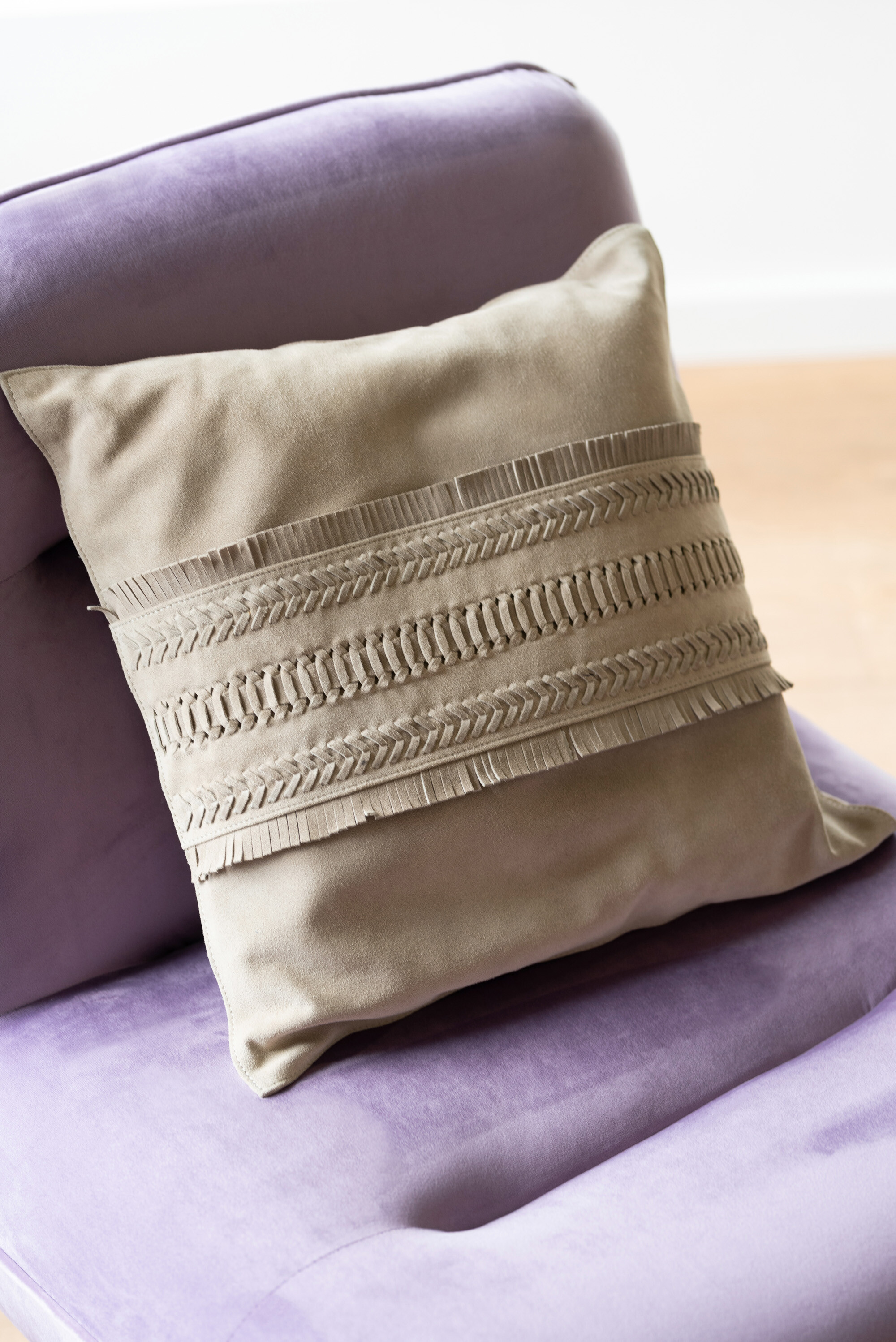 SALE % - Perna, Piele sintetica, Gri, 43x43x1