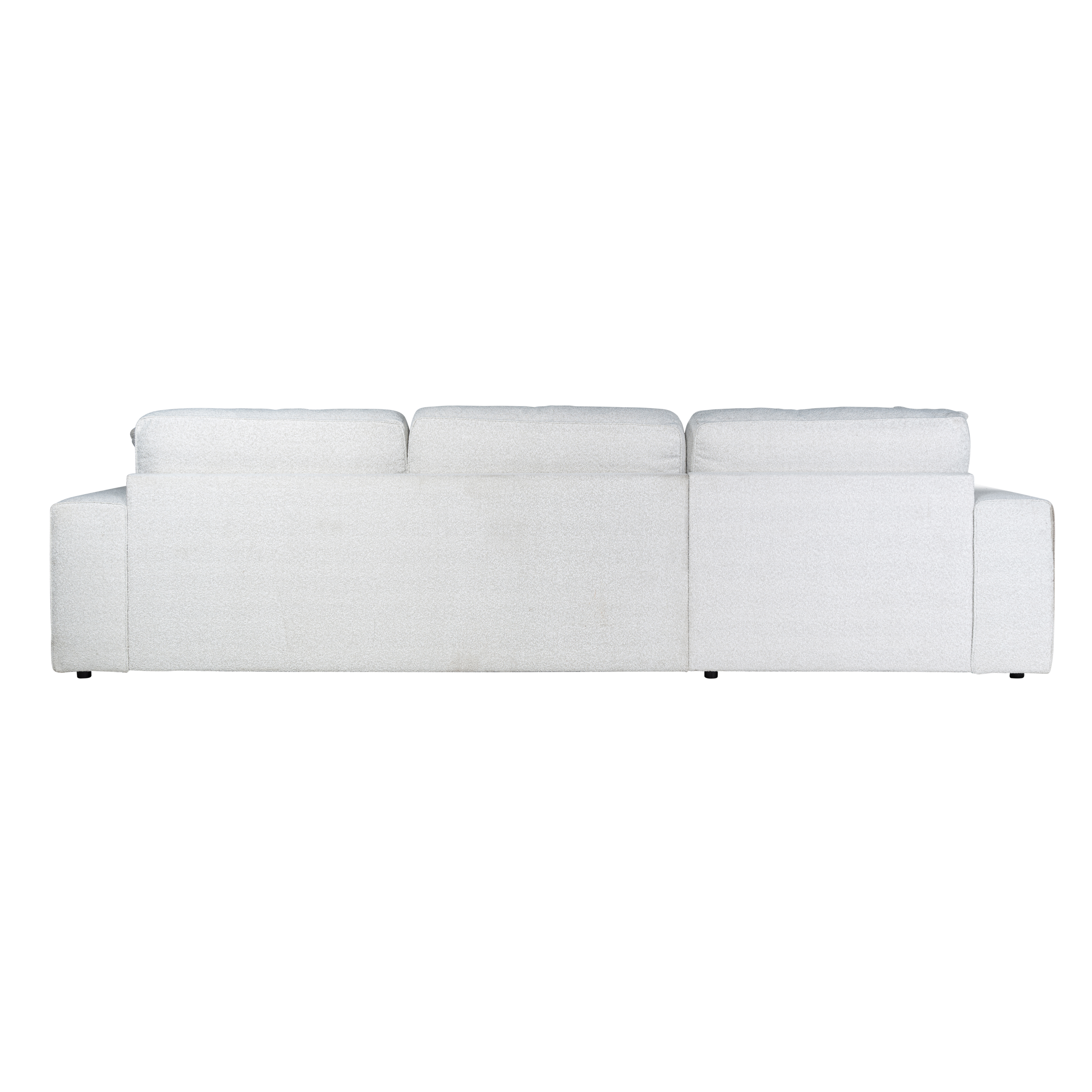Canapea Santos Sezlong  stanga  + 2,5 seats alb  bouclé [3]