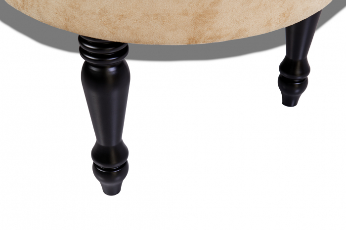 Taburet Filip chesterfield, bej, 50x48 cm [2]