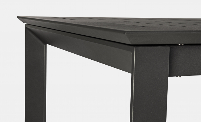 Masa extensibila KONNOR, Aluminiu, Negru, 160/240x100x76 cm [5]