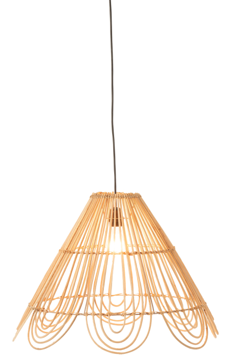 Abajur, Floare Ratan Natur [4]