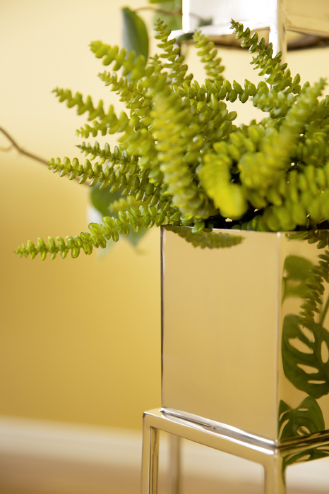 AMANDA, Suport ghiveci cu 4 jardiniere, inox, 37x37x135 cm [5]