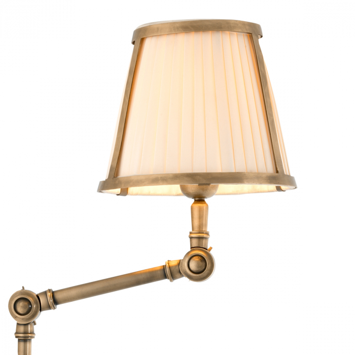 Aplică de perete, Brunswick, finisaj din alamă cu aspect vintage, Dims: W. 17 | D. 29 | H. 77 | Adjustable (CM) [5]