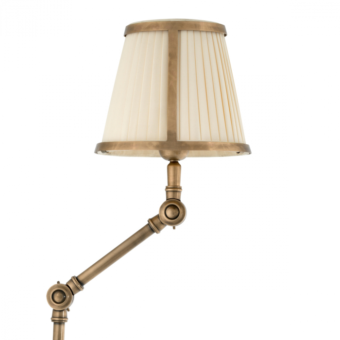 Aplică de perete, Brunswick, finisaj din alamă cu aspect vintage, Dims: W. 17 | D. 29 | H. 77 | Adjustable (CM) [7]
