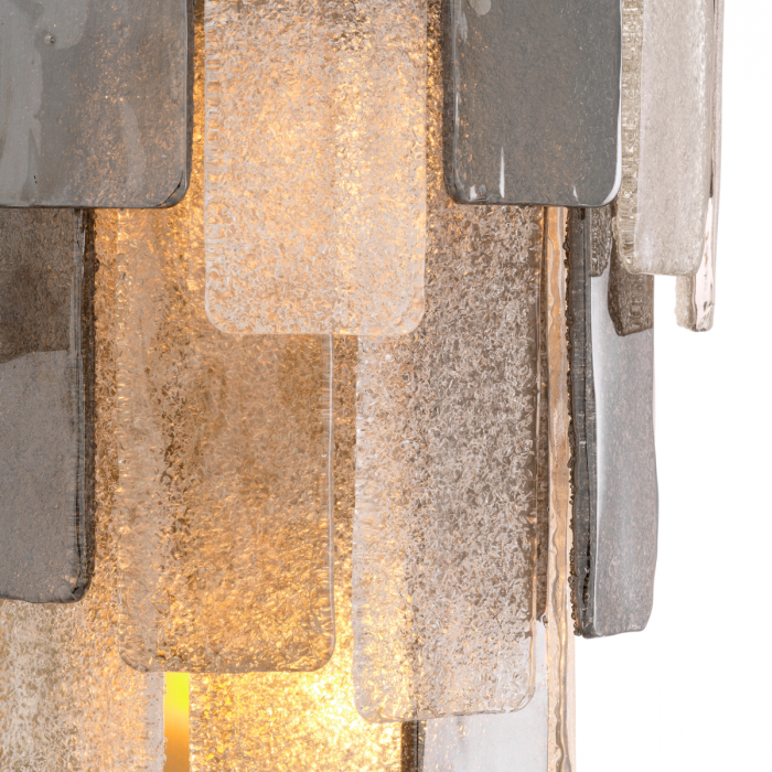 Aplică de perete, Greyson, finisaj din alamă cu aspect vintage, Dims: W. 28.5 | D. 18 | H. 60  (CM) [6]