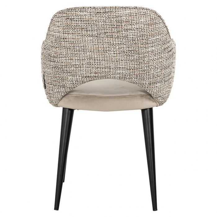 Fotoliu Giovanna, trendy nature/quartz kaki ignifug (Be Trendy 01 Nature), Dims: 84.5 x 58.0 x 63.0 cm [3]