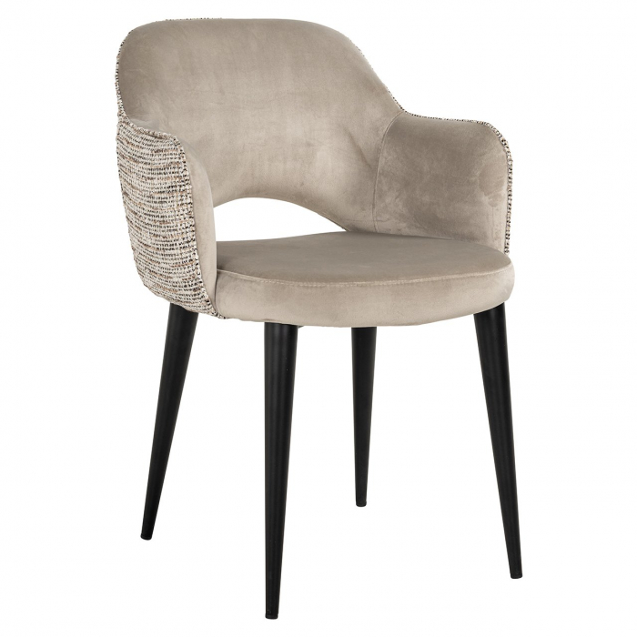 Fotoliu Giovanna, trendy nature/quartz kaki ignifug (Be Trendy 01 Nature), Dims: 84.5 x 58.0 x 63.0 cm [1]