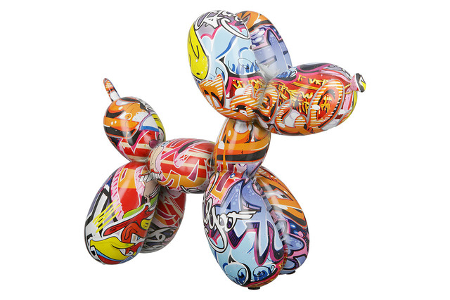 Balon, rasina dog Street Art [3]