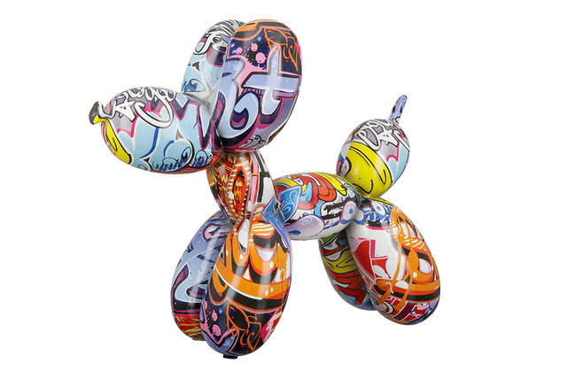 Balon, rasina dog Street Art [2]