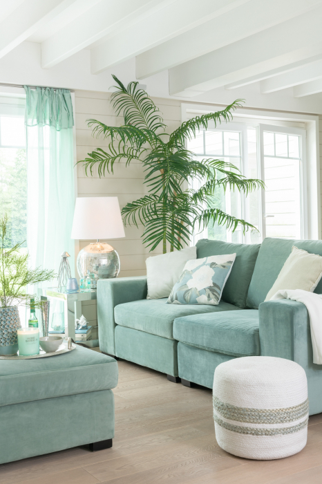 Bambus artificial, Textil, Verde, 120x120x175 cm [2]
