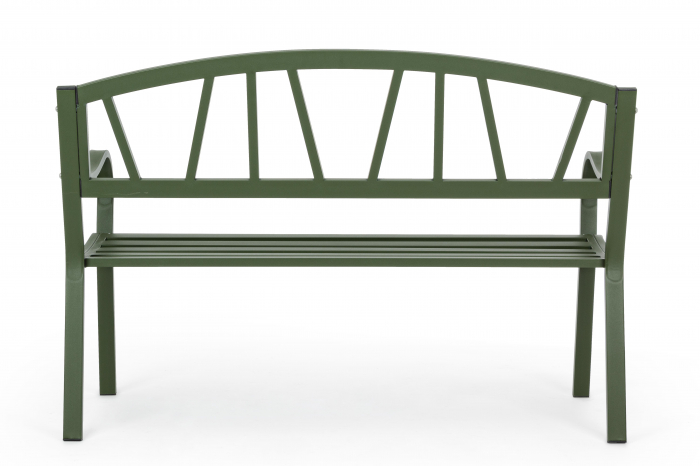 Banca Janelle, Otel/Poliester, Verde, 123x57x87 cm [3]