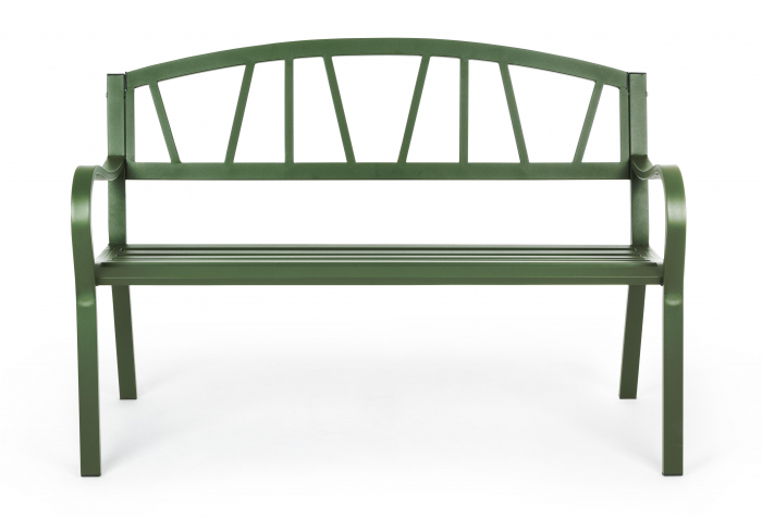Banca Janelle, Otel/Poliester, Verde, 123x57x87 cm [2]