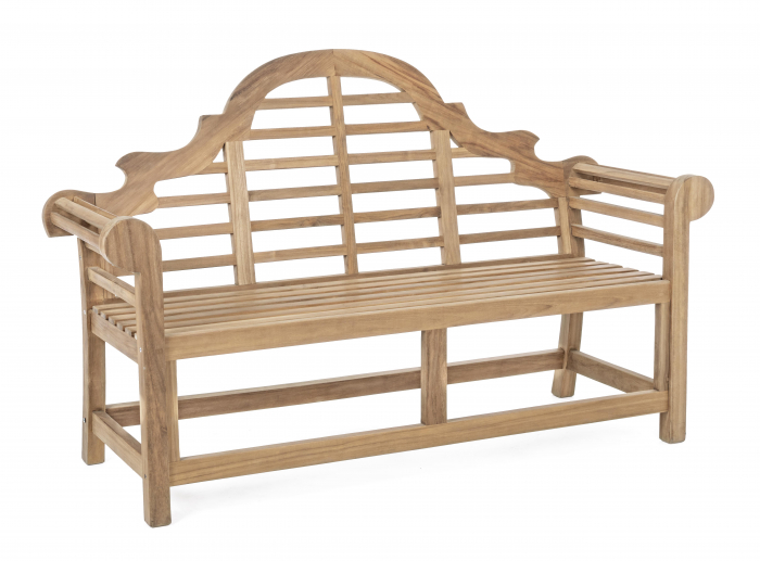 Banca Veradero FSC, Lemn/Otel inoxidabil, Maro, 150x63x104 cm [2]