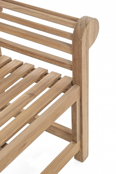 Banca Veradero FSC, Lemn/Otel inoxidabil, Maro, 150x63x104 cm [4]