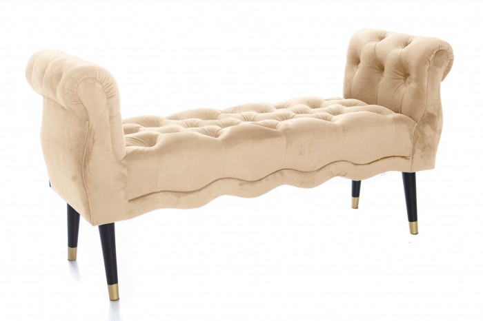 Bancheta Viana , bej, 120x38x60 cm [3]
