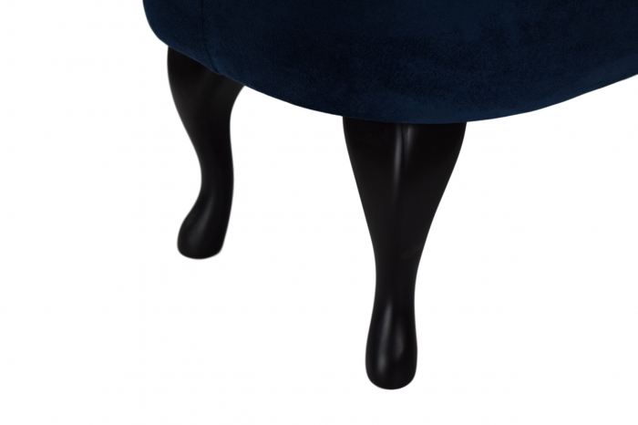 Bancheta Diana, Albastru petrol, 84x42x38 [5]