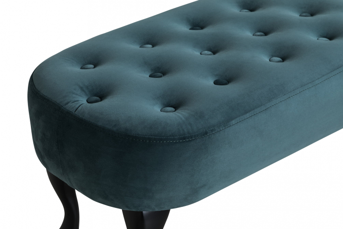 Bancheta Diana, Albastru verzui, 84x42x38 [5]