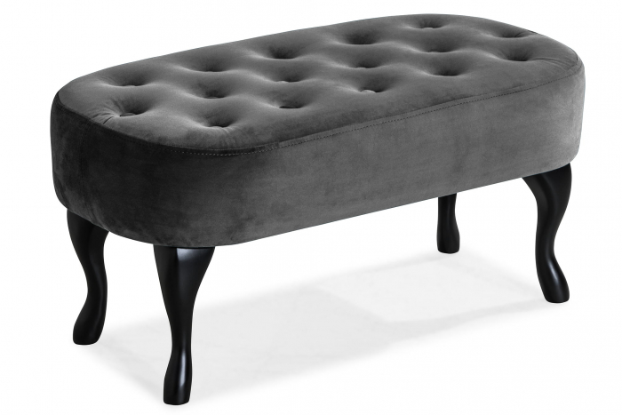 Bancheta Diana, Gri inchis, 84x42x38 [3]