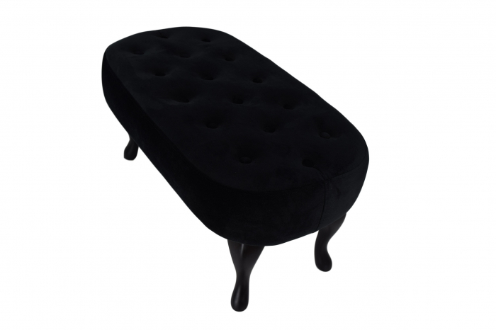 Bancheta Diana, Negru, 84x42x38 [10]