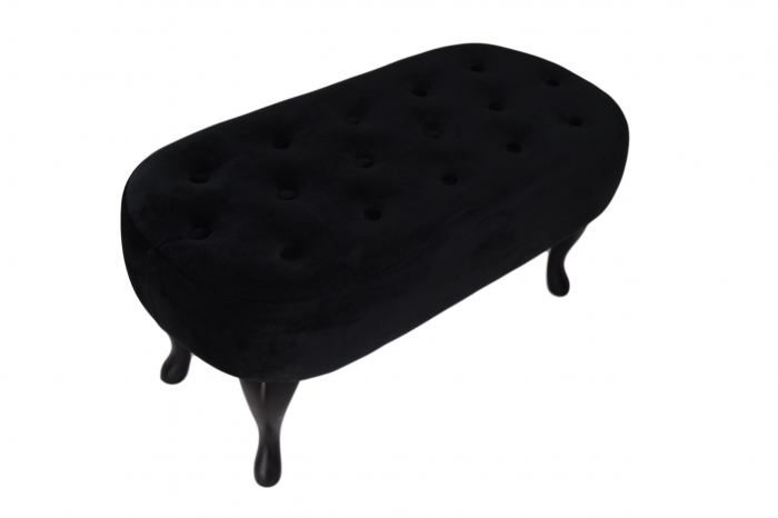 Bancheta Diana, Negru, 84x42x38 [8]