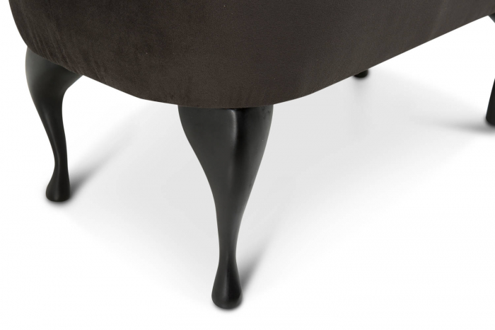 Bancheta Diana, Negru, 84x42x38 [6]