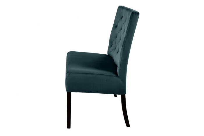 Bancheta Harriet, Poliester, Albastru petrol, 107x86x66 cm [2]