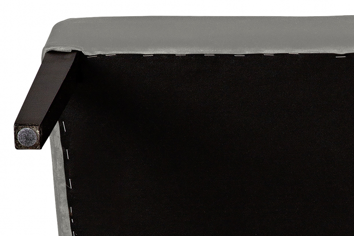 Bancheta Harriet, Poliester, Gri, 107x86x66 cm [5]