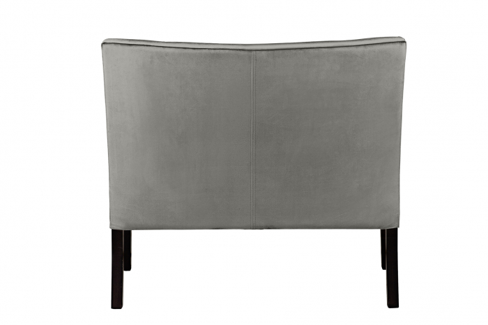 Bancheta Harriet, Poliester, Gri, 107x86x66 cm [3]