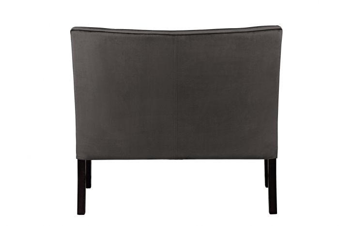 Bancheta Harriet, Poliester, Gri, 107x86x66 cm [4]