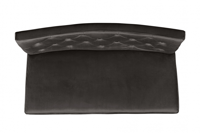 Bancheta Harriet, Poliester, Gri, 107x86x66 cm [7]