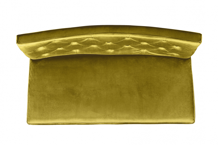 Bancheta Harriet, Poliester, mustard, 107x86x66 cm [6]
