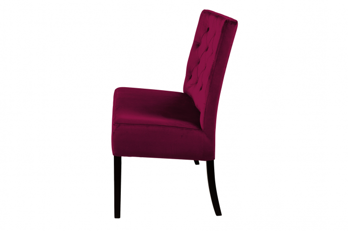 Bancheta Harriet, Poliester, Rosu inchis, 107x86x66 cm [3]