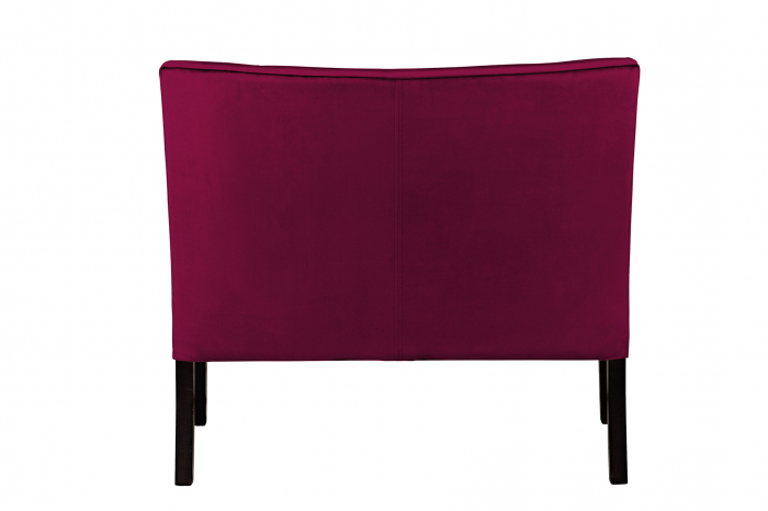 Bancheta Harriet, Poliester, Rosu inchis, 107x86x66 cm [2]