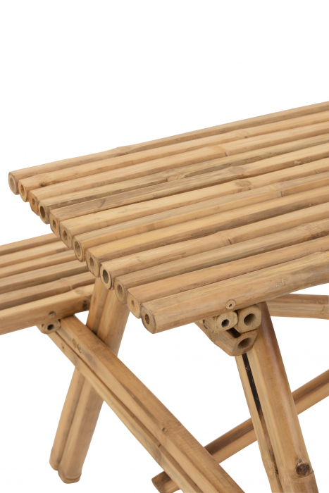 Bancheta, Rachita/Bambus, Natural, 134x120x78.5 cm [5]