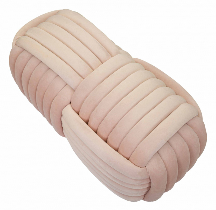 Bancheta, SOFTY, roz 90x45x45 cm [4]
