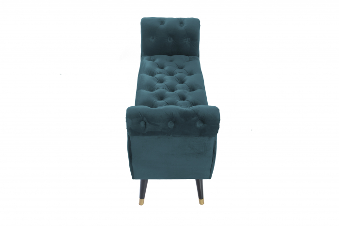 Bancheta Viana, albastru verzui, 120x38x60 cm [4]