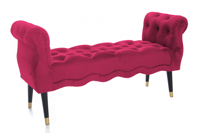Bancheta Viana, fucsia, 120x38x60 cm [3]