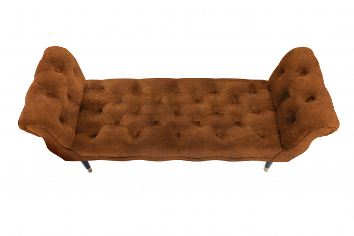 Bancheta Viana, coniac 120x38x60 cm [5]